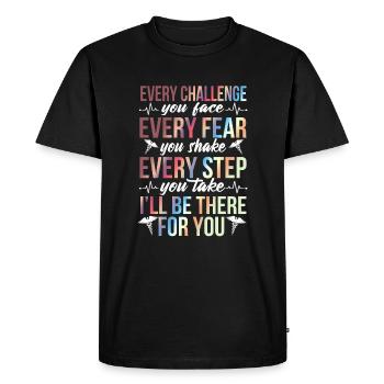 DSP Direct support Professional DSP Nurse - Men's Premium Organic T-Shirt - black - Front - Nico (187cm)