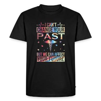 DSP Direct support Professional DSP Nurse - Men's Premium Organic T-Shirt - black - Front - Nico (187cm)