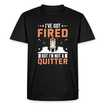 Astronaut Space man - Men's Premium Organic T-Shirt - black - Front - Nico (187cm)
