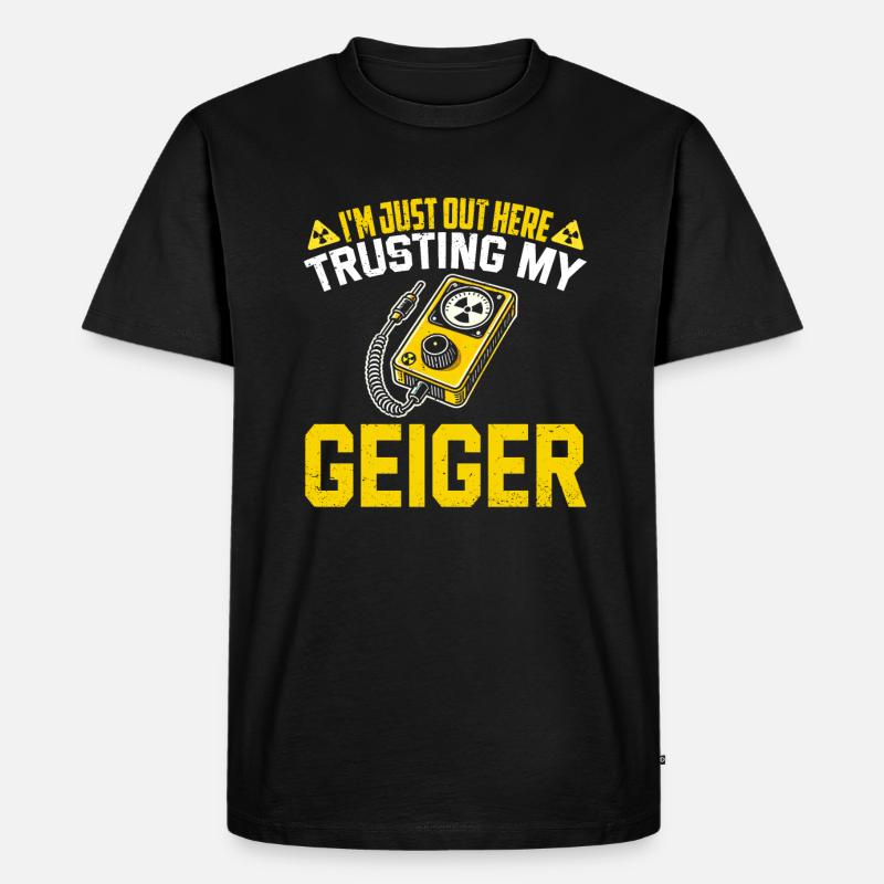 Nuclear engineering engineer - Männer Premium Bio T-Shirt - Schwarz