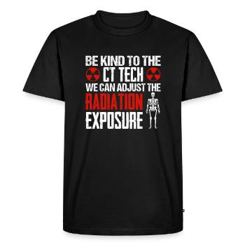 Tomodensitométrie CT Tech - T-shirt Premium bio Homme - noir - Devant - Nico (187cm)