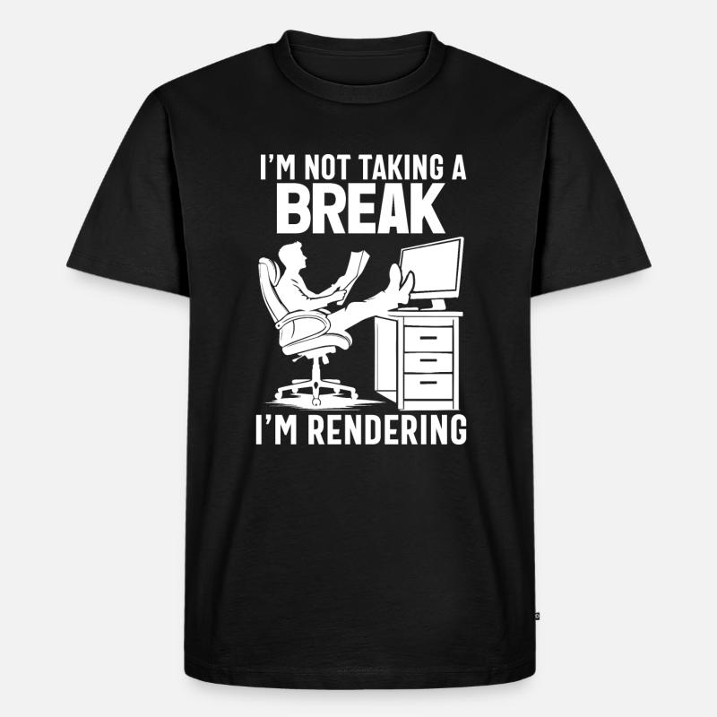 Architecture Architect - Männer Premium Bio T-Shirt - Schwarz