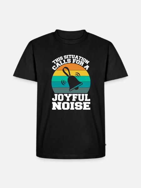 Handbell Choir - Männer Premium Bio T-Shirt - Schwarz