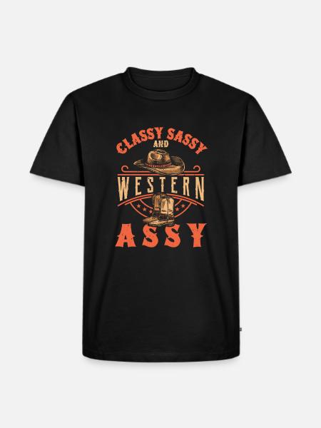 Line Dancing Line Dance - Männer Premium Bio T-Shirt - Schwarz