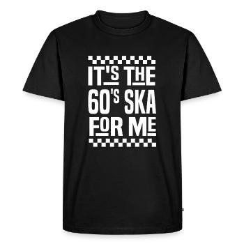 Ska dad musique ska - T-shirt Premium bio Homme - noir - Devant - Nico (187cm)