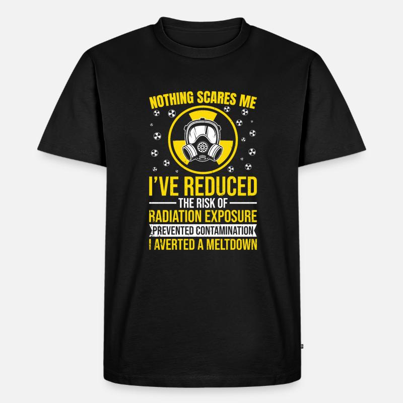 Nuclear engineer - Männer Premium Bio T-Shirt - Schwarz