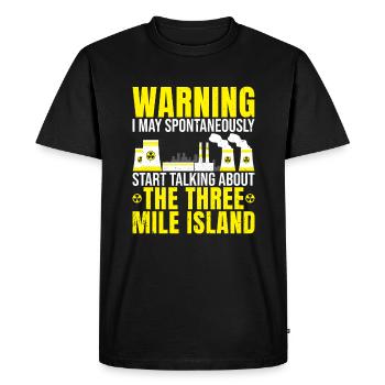 Nuclear engineering engineer - Männer Premium Bio T-Shirt - Schwarz - Vorne - Nico (187cm)