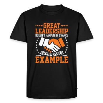 HR Human Resources Manager - Men's Premium Organic T-Shirt - black - Front - Nico (187cm)