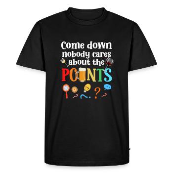 Trivia Night Host - Men's Premium Organic T-Shirt - black - Front - Nico (187cm)