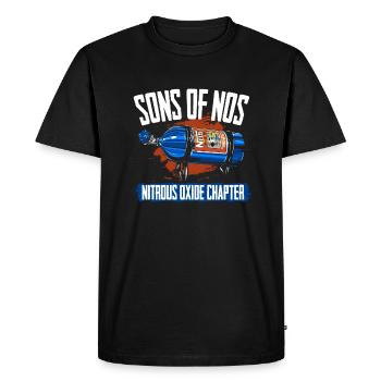 Mécanicien de tuning garage - T-shirt Premium bio Homme - noir - Devant - Nico (187cm)
