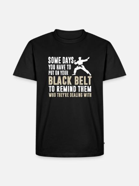 BJJ Jiu JItsu - Männer Premium Bio T-Shirt - Schwarz