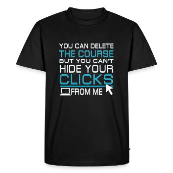 Cyber Security Analyst Funny Cybersecurity - Men's Premium Organic T-Shirt - black - Front - Nico (187cm)