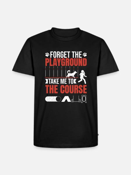 Canine Dog Agility - Männer Premium Bio T-Shirt - Schwarz