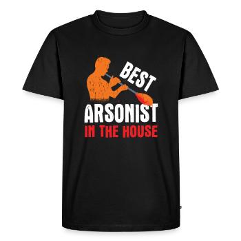 Glass blowing Glassblower - Men's Premium Organic T-Shirt - black - Front - Nico (187cm)