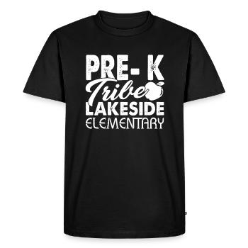 Pre K Teacher Tribe Lakeside Elementary - Men's Premium Organic T-Shirt - black - Front - Nico (187cm)
