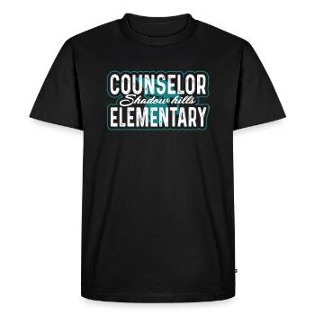 School Counselor Shadow Hills Elementary - Men's Premium Organic T-Shirt - black - Front - Nico (187cm)