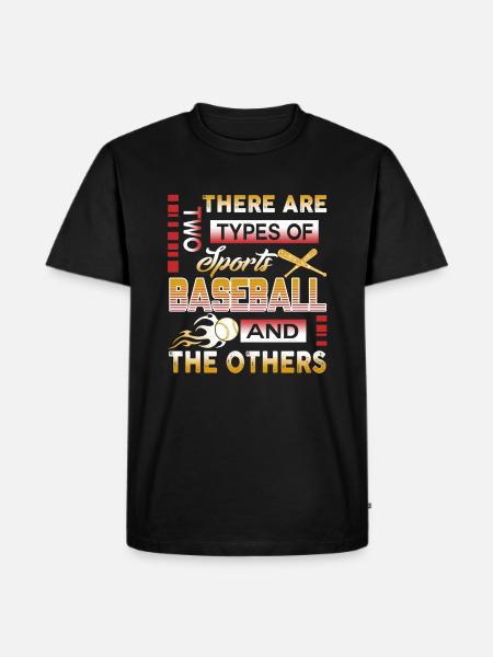 Baseball And The Others - Men's Premium Organic T-Shirt - black