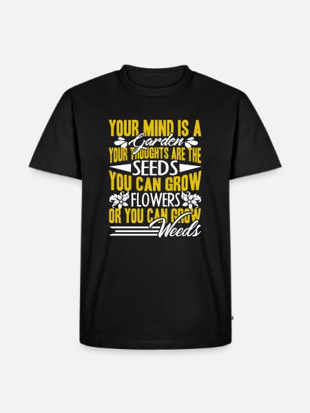 Gardening Gardening Fans - Men's Premium Organic T-Shirt - black