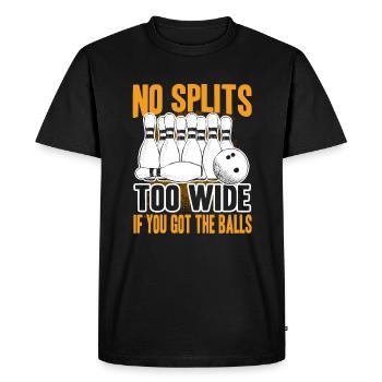 Bowling If You Got Bowling Balls - Men's Premium Organic T-Shirt - black - Front - Nico (187cm)