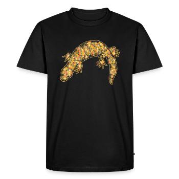 Gila Monster Geometric - Men's Premium Organic T-Shirt - black - Front - Nico (187cm)
