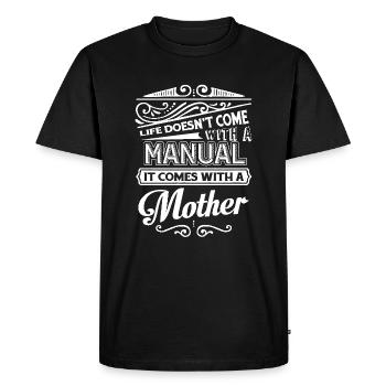 Mother's Day Shirts Special Love - Men's Premium Organic T-Shirt - black - Front - Nico (187cm)