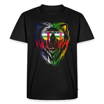 République centrafricaine - T-shirt Premium bio Homme - noir - Devant - Nico (187cm)