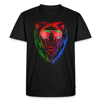 Érythrée - T-shirt Premium bio Homme - noir - Devant - Nico (187cm)