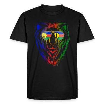 New Caledonia - Men's Premium Organic T-Shirt - black - Front - Nico (187cm)