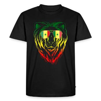 Sénégal - T-shirt Premium bio Homme - noir - Devant - Nico (187cm)