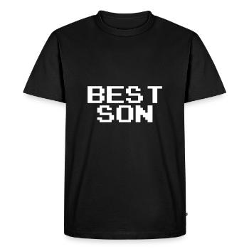 BEST SON - T-shirt Premium bio Homme - noir - Devant - Nico (187cm)