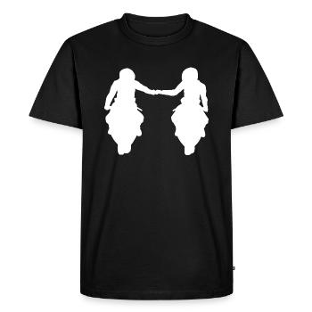 Bikerbuddy Moto Amis Supersportler Buddys - T-shirt Premium bio Homme - noir - Devant - Nico (187cm)