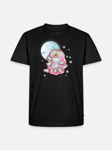 Tardigrade In Space - Men's Premium Organic T-Shirt - black