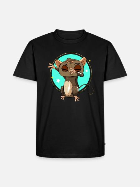 Tarsier Dabbing - Men's Premium Organic T-Shirt - black