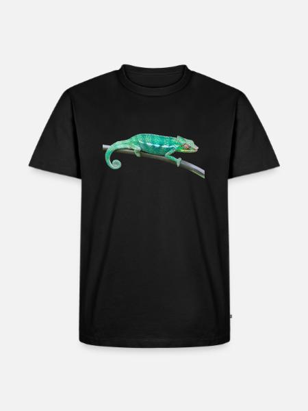 chameleon - Men's Premium Organic T-Shirt - black
