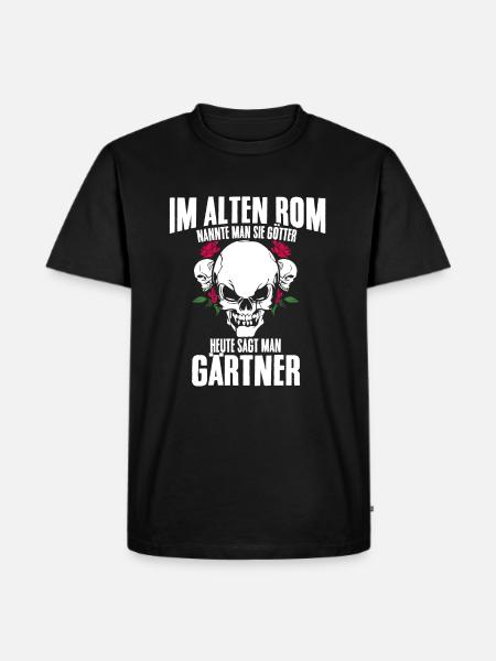 gärtner - Männer Premium Bio T-Shirt - Schwarz