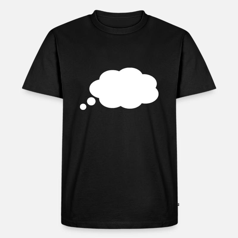 Bulle de pensée - T-shirt Premium bio Homme - noir