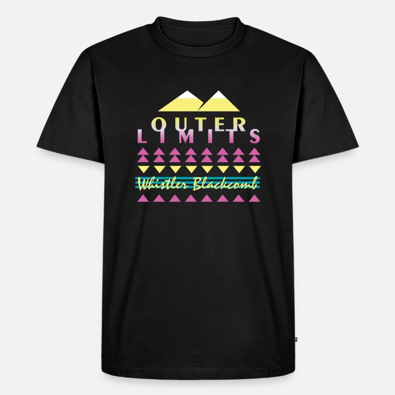 Outer Limits - Men's Premium Organic T-Shirt - black