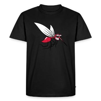 Mosquito wittily stinging comic sunglasses - Men's Premium Organic T-Shirt - black - Front - Nico (187cm)