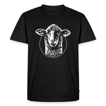 SCHAF Schafe Tiere Wilsigns Schäfer - Männer Premium Bio T-Shirt - Schwarz - Vorne - Nico (187cm)