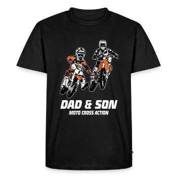 Kinder Motocross - KIDS MX - T-shirt Premium bio Homme - noir - Devant - Nico (187cm)