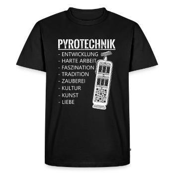 Pyro Feuerwerk Pyrotechnik - T-shirt Premium bio Homme - noir - Devant - Nico (187cm)