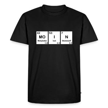 CHEMISE MOIN EN PÉRIODE DE NORD ALLEMANDE - T-shirt Premium bio Homme - noir - Devant - Nico (187cm)