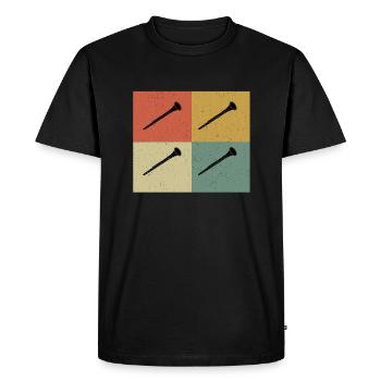Hautbois - T-shirt Premium bio Homme - noir - Devant - Nico (187cm)