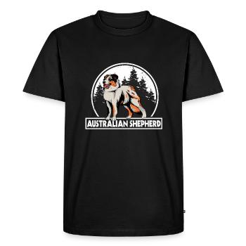 Australian Shepherd - T-shirt Premium bio Homme - noir - Devant - Nico (187cm)
