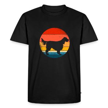 Irish Setter - T-shirt Premium bio Homme - noir - Devant - Nico (187cm)