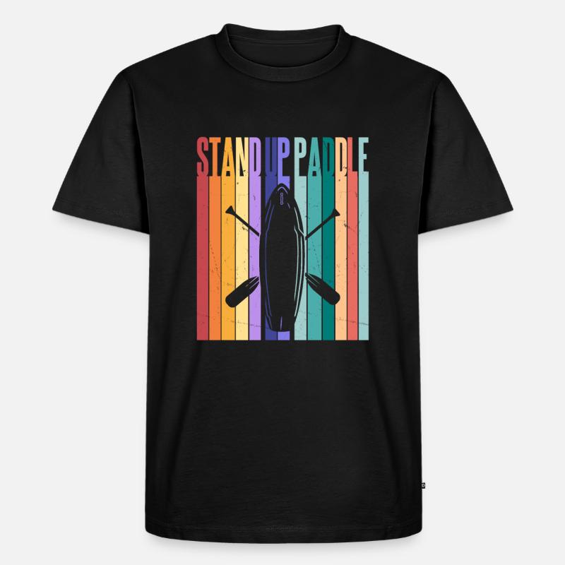 SUP - Männer Premium Bio T-Shirt - Schwarz