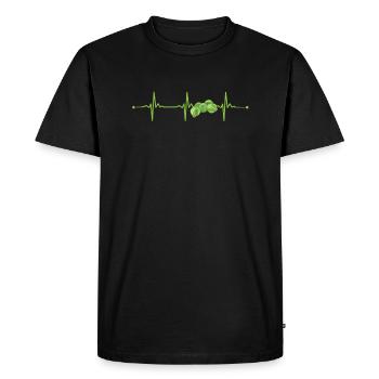 Choux de Bruxelles Cadeau - T-shirt Premium bio Homme - noir - Devant - Nico (187cm)