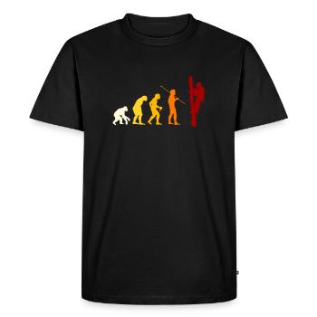 Arborist Evolution - Men's Premium Organic T-Shirt - black - Front - Nico (187cm)