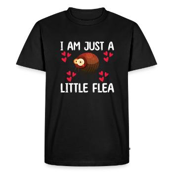 Flea Gift Children - Men's Premium Organic T-Shirt - black - Front - Nico (187cm)