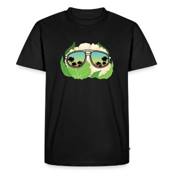 Lunettes de soleil au chou-fleur - T-shirt Premium bio Homme - noir - Devant - Nico (187cm)